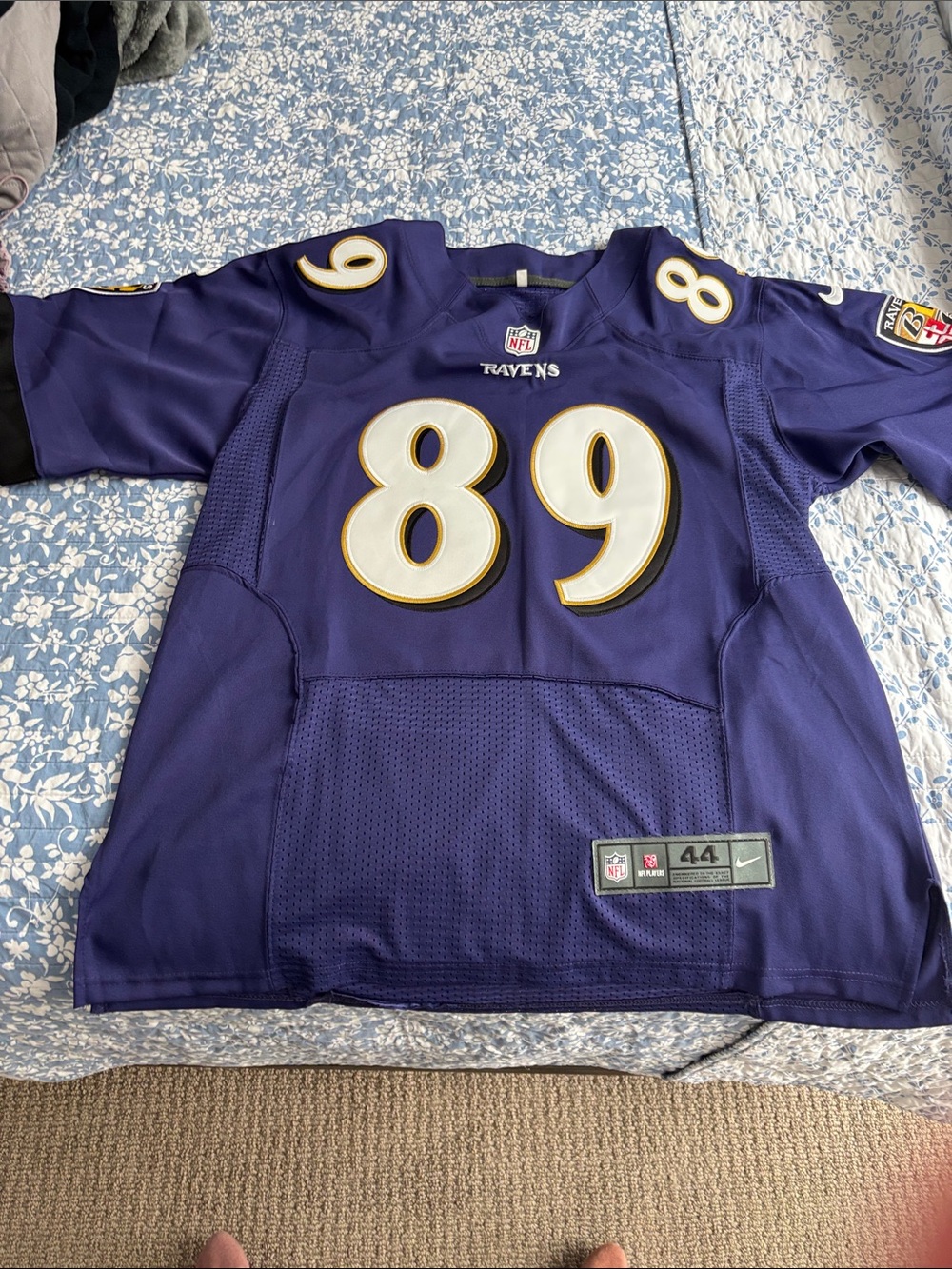 Nike Purple Baltimore Ravens #89 Football Jersey